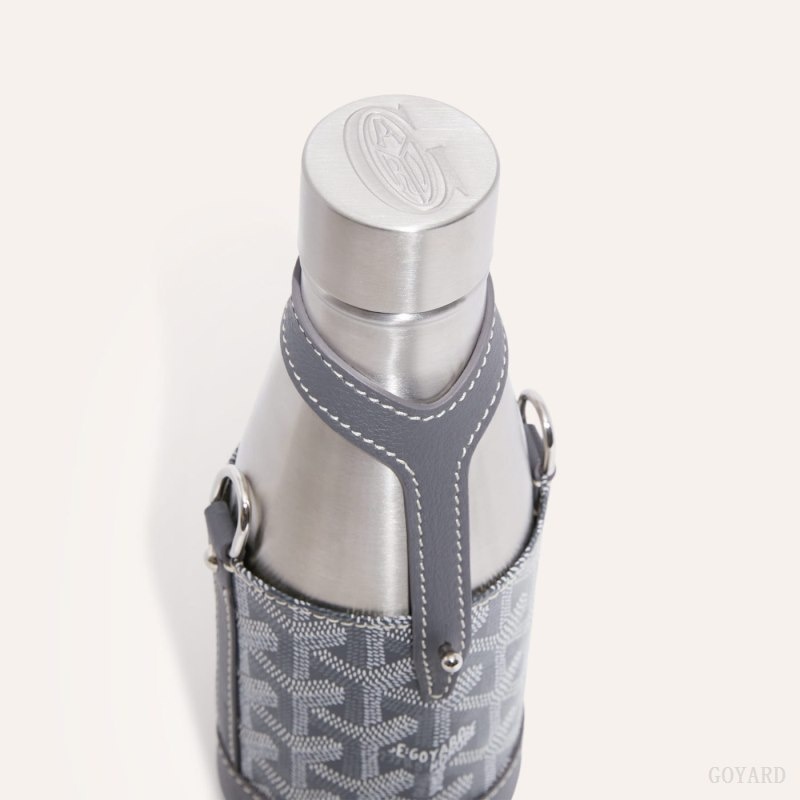 Grey Goyard Yonne PM Case & Flask | LIQQ3128