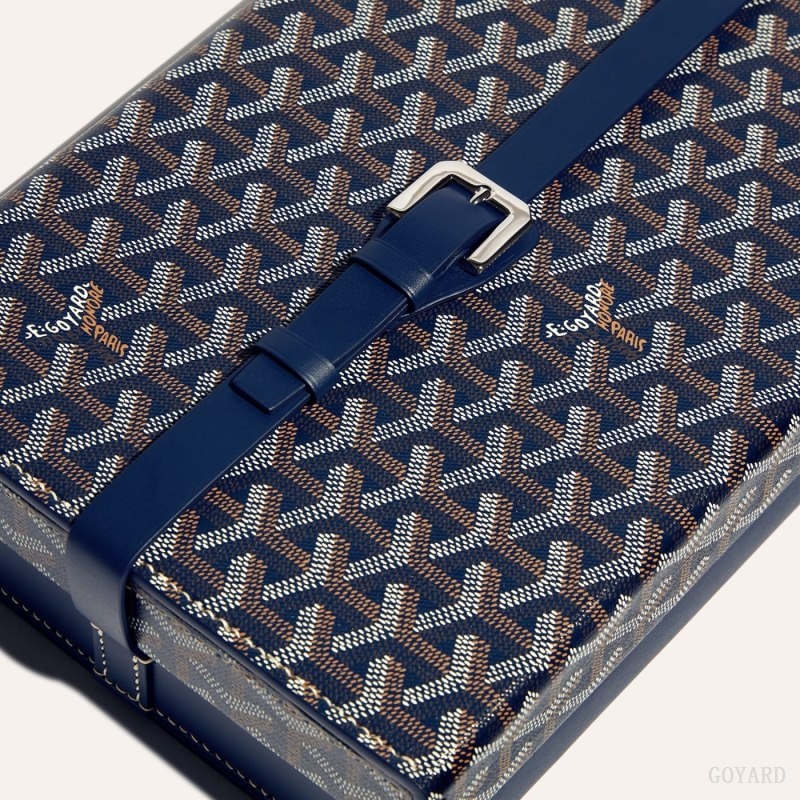 Navy Blue Goyard 8 WATCH CASE | SFXD1112