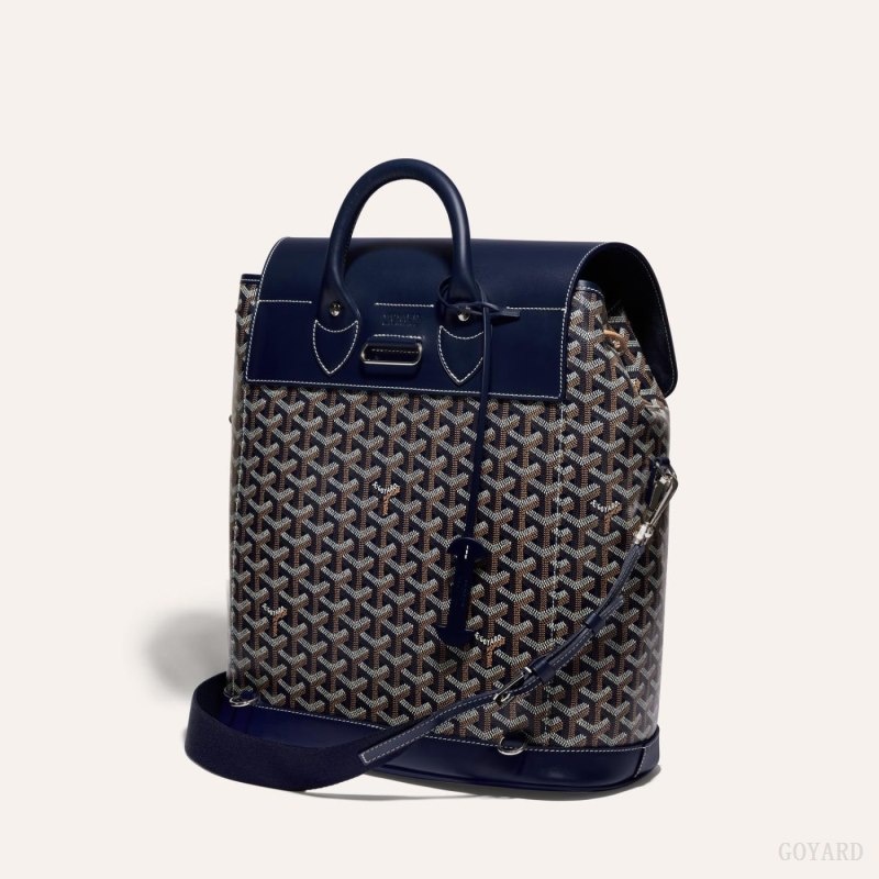 Navy Blue Goyard ALPIN MM BACKPACK | JVQI2525