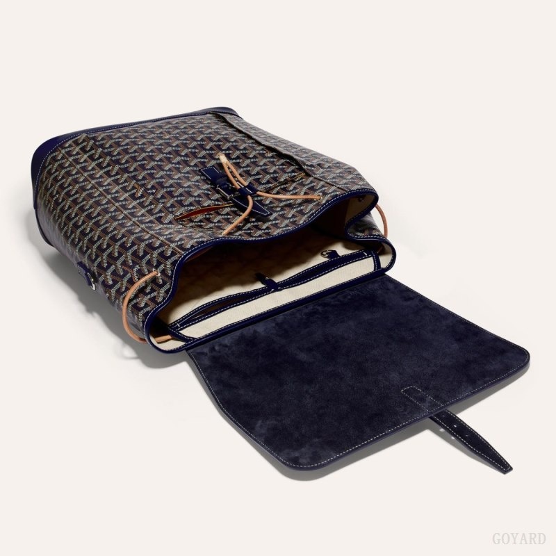 Navy Blue Goyard ALPIN MM BACKPACK | JVQI2525