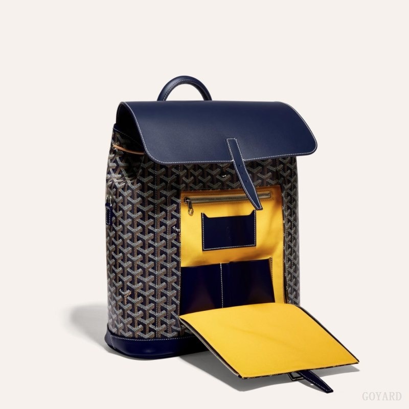 Navy Blue Goyard ALPIN MM BACKPACK | JVQI2525