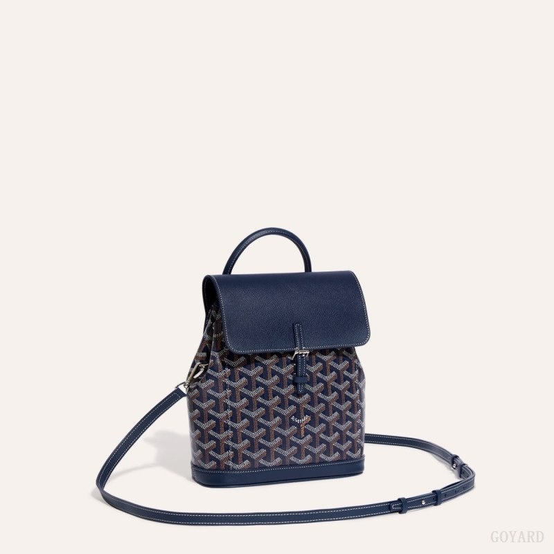 Navy Blue Goyard Alpin Mini Backpack | PMNT5261