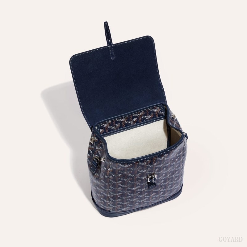 Navy Blue Goyard Alpin Mini Backpack | PMNT5261