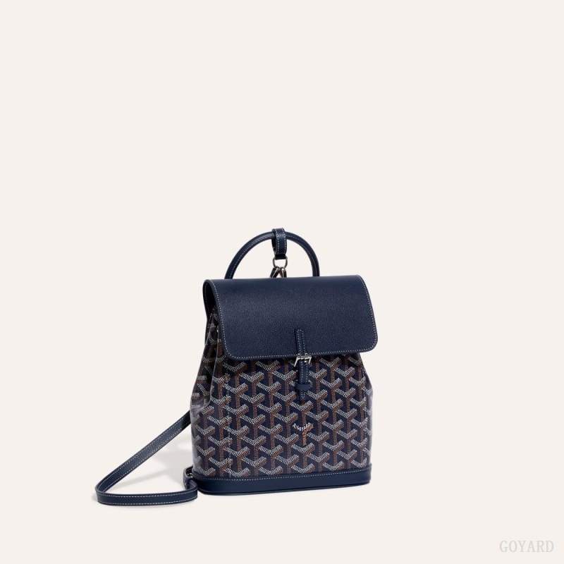 Navy Blue Goyard Alpin Mini Backpack | PMNT5261