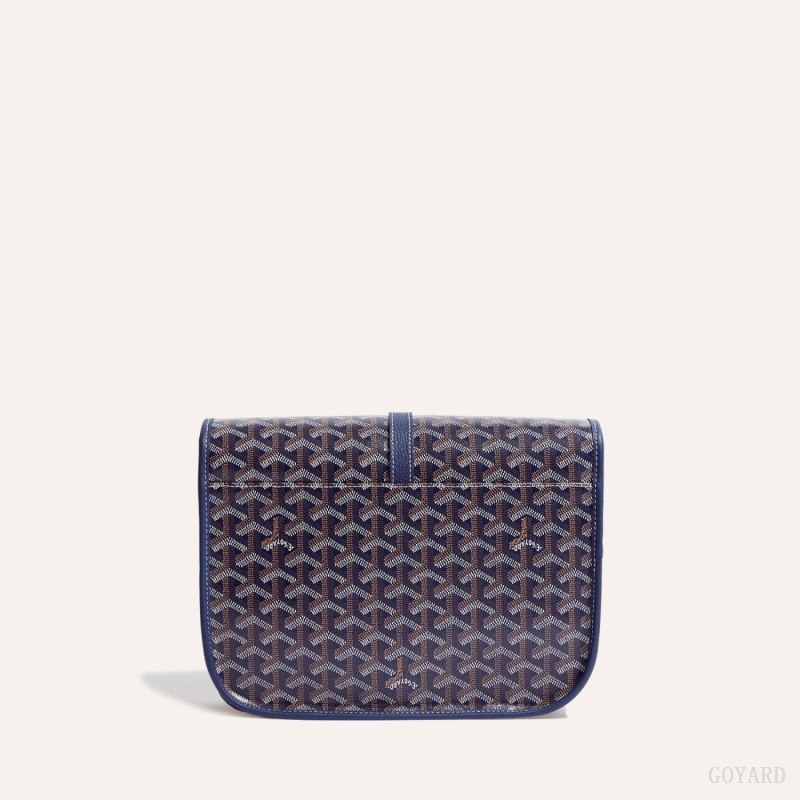 Navy Blue Goyard Belvedere MM Bag | ZSIQ4803