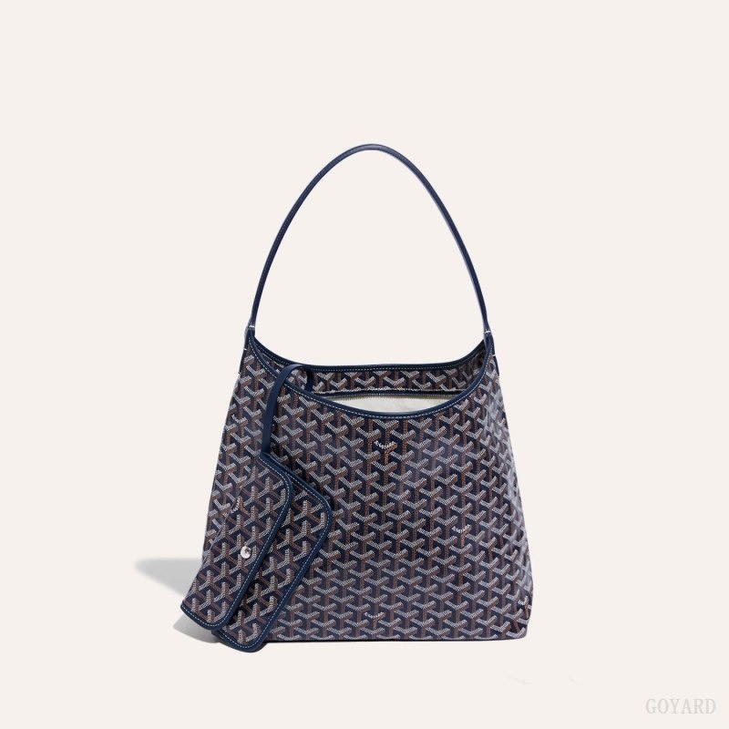 Navy Blue Goyard Bohème Hobo Bag | MSNM8302