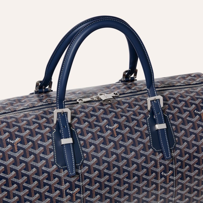 Navy Blue Goyard Boston 50 bag | FYUV7395