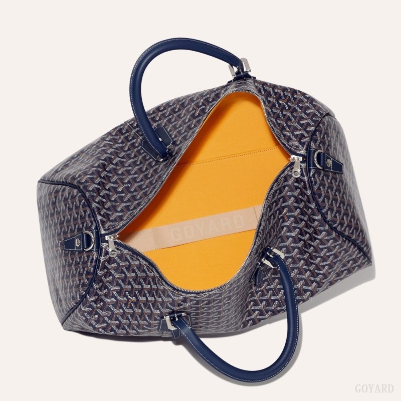 Navy Blue Goyard Boston 50 bag | FYUV7395