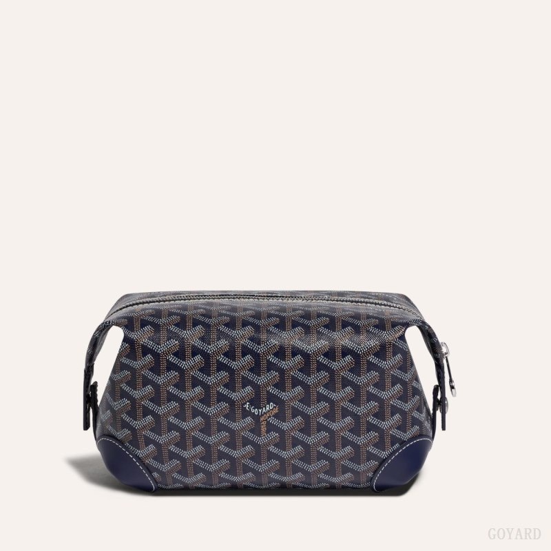 Navy Blue Goyard Bowling 25 Toiletry Bag | WRIN9842