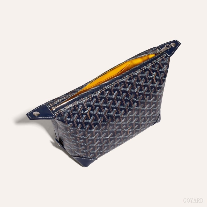 Navy Blue Goyard Bowling 25 Toiletry Bag | WRIN9842