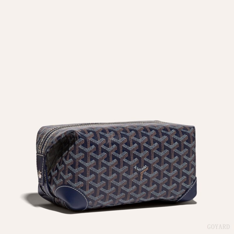 Navy Blue Goyard Bowling 25 Toiletry Bag | WRIN9842