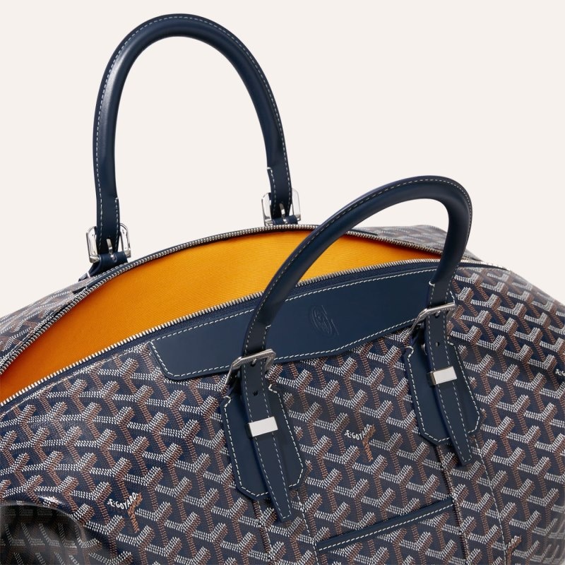 Navy Blue Goyard Bowling 45 bag | EZWX8422