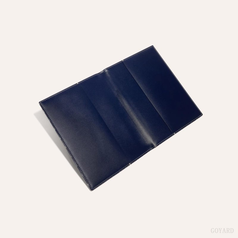 Navy Blue Goyard CASTIGLIONE DOCUMENT COVER | UVXZ5227