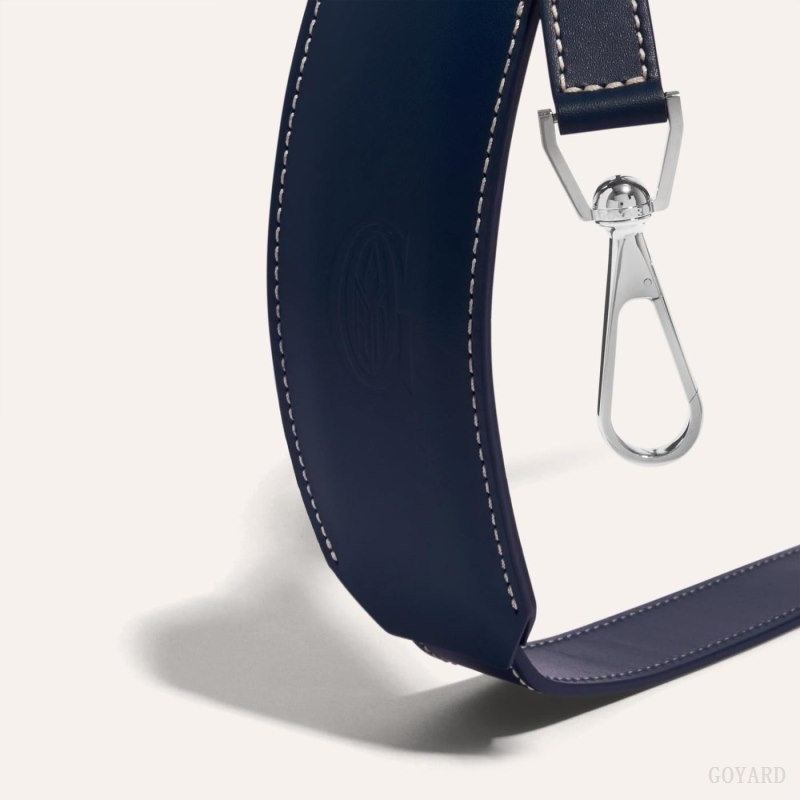 Navy Blue Goyard CUIR MM STRAP | DWKC8048