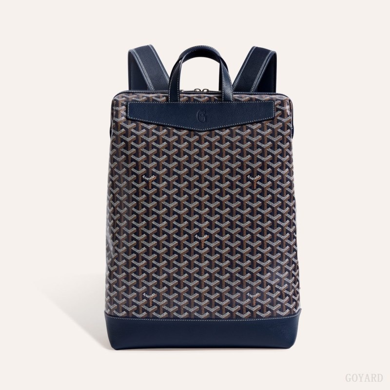 Navy Blue Goyard Cisalpin Backpack | HRYY9569