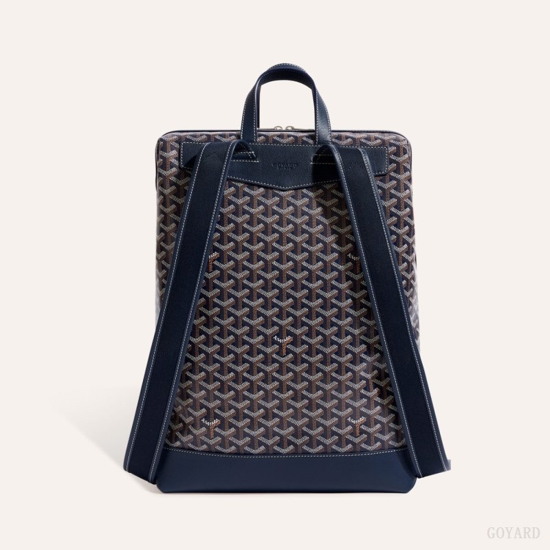 Navy Blue Goyard Cisalpin Backpack | HRYY9569