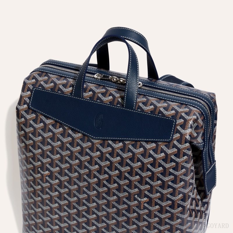 Navy Blue Goyard Cisalpin Backpack | HRYY9569