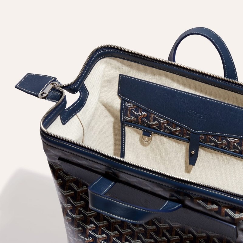 Navy Blue Goyard Cisalpin Backpack | HRYY9569