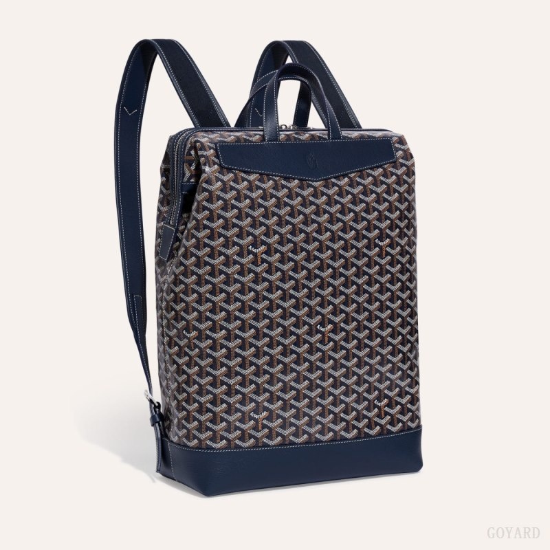 Navy Blue Goyard Cisalpin Backpack | HRYY9569