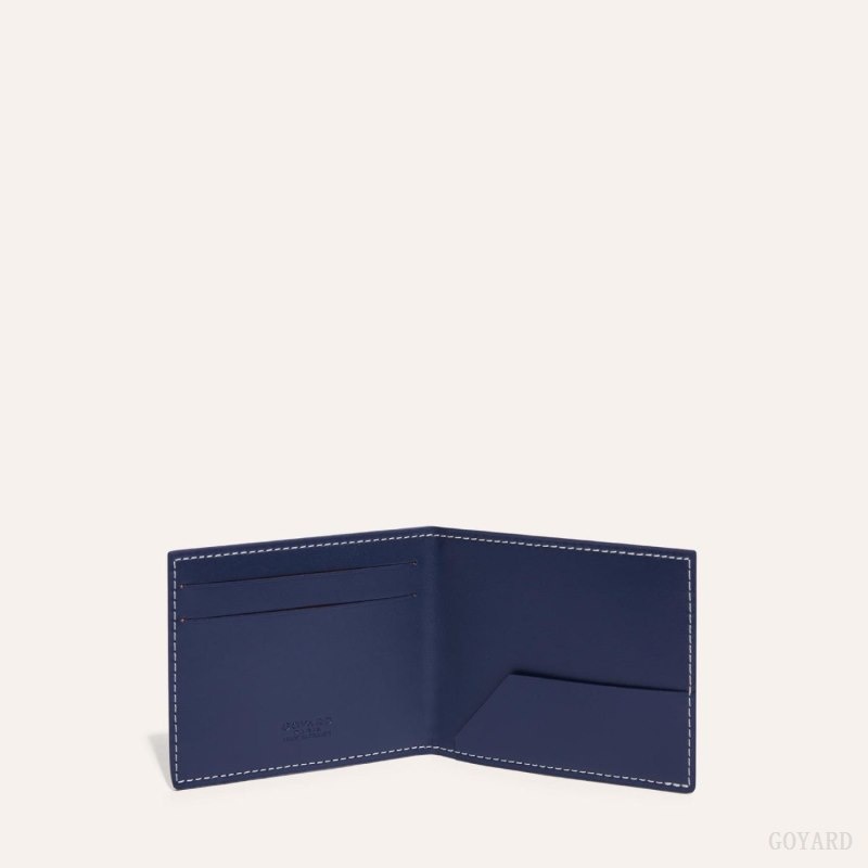 Navy Blue Goyard INSERT VICTOIRE CARD WALLET | KOYK2193