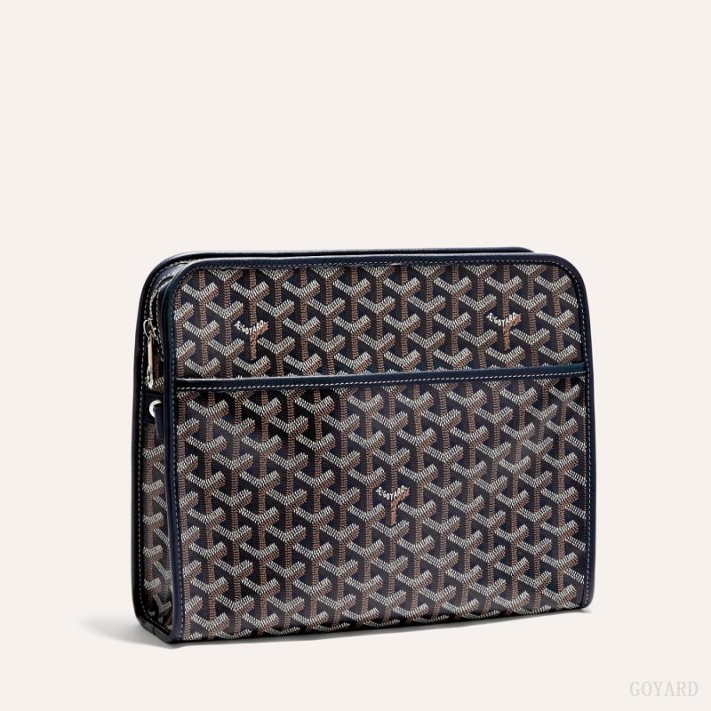 Navy Blue Goyard JOUVENCE GM TOILET BAG | IVXS4228