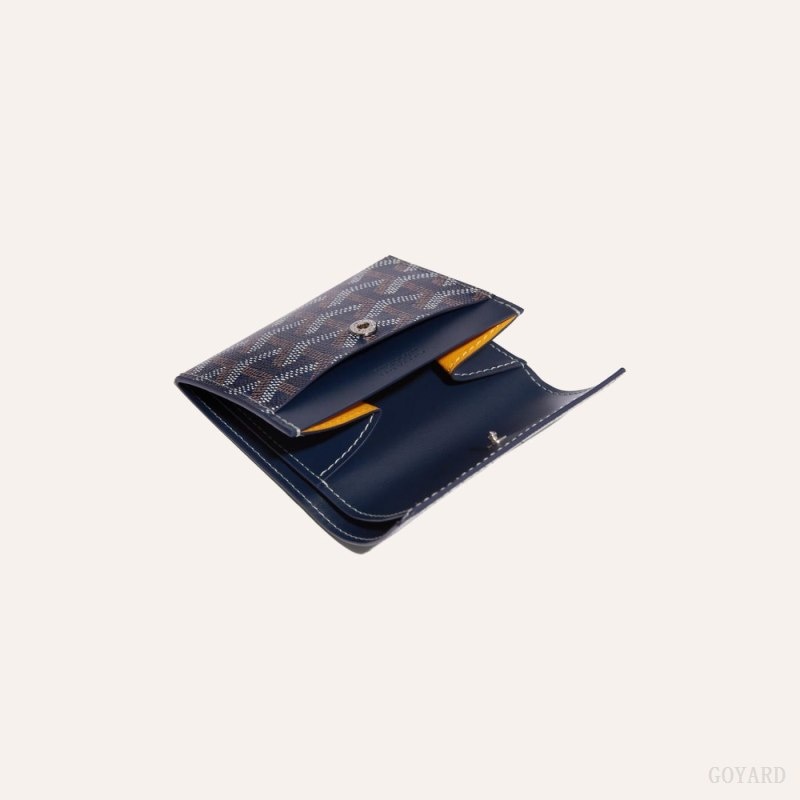 Navy Blue Goyard MARIGNY WALLET | JMWQ4091