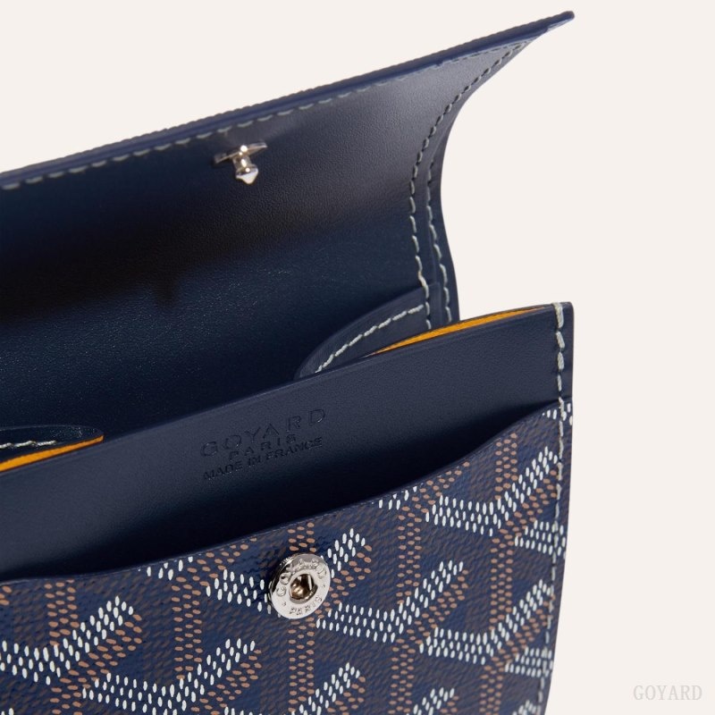 Navy Blue Goyard MARIGNY WALLET | JMWQ4091