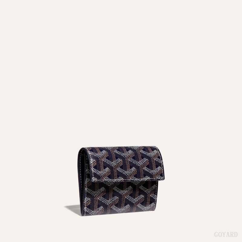 Navy Blue Goyard MARIGNY WALLET | JMWQ4091