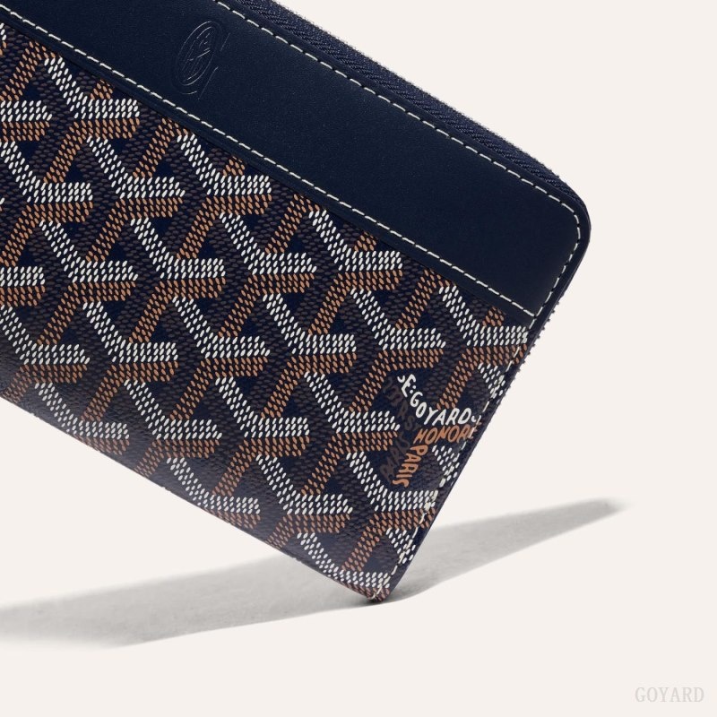 Navy Blue Goyard MATIGNON GM WALLET | FFMI5567