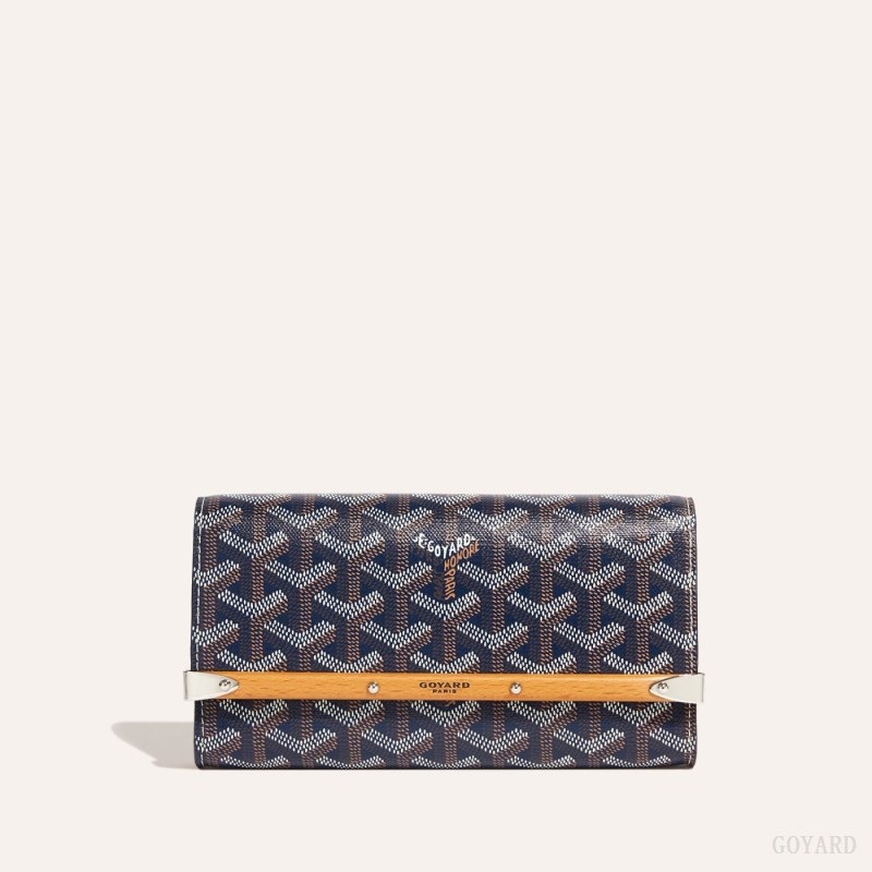 Navy Blue Goyard Monte-Carlo Mini Case | NCTO3384