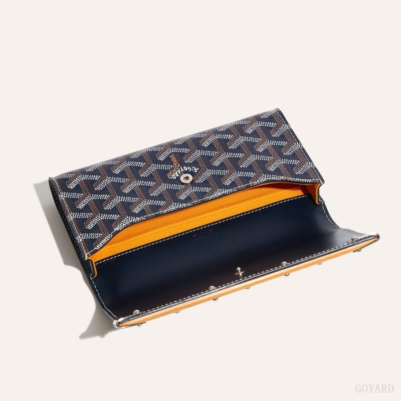 Navy Blue Goyard Monte-Carlo Mini Case | NCTO3384