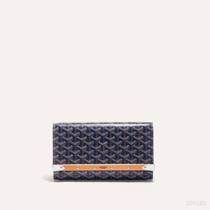 Navy Blue Goyard Monte-Carlo PM Clutch | IMZY5984