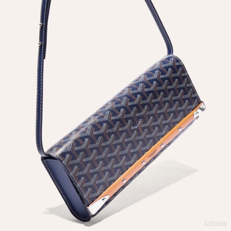 Navy Blue Goyard Monte-Carlo PM Clutch | IMZY5984