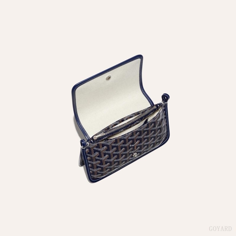 Navy Blue Goyard PLUMET POCKET WALLET | DWDE1722