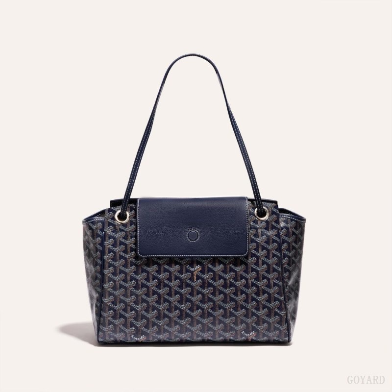 Navy Blue Goyard ROUETTE PM BAG | MXCL3153