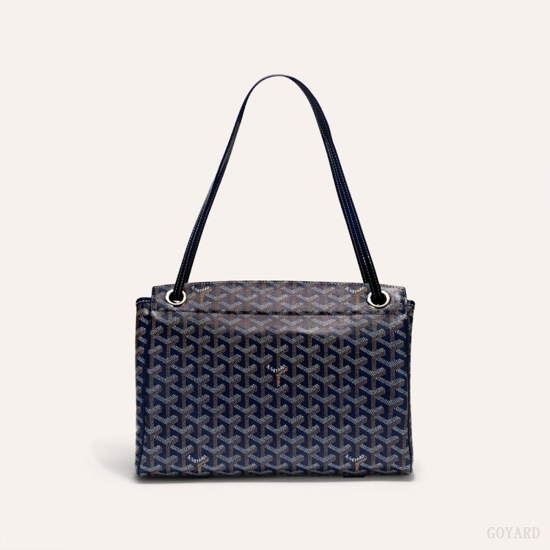 Navy Blue Goyard ROUETTE PM BAG | MXCL3153