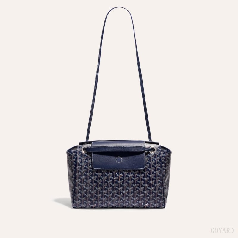 Navy Blue Goyard ROUETTE PM BAG | MXCL3153