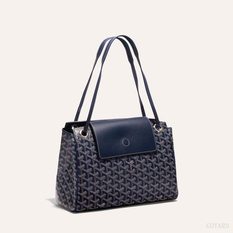 Navy Blue Goyard ROUETTE PM BAG | MXCL3153