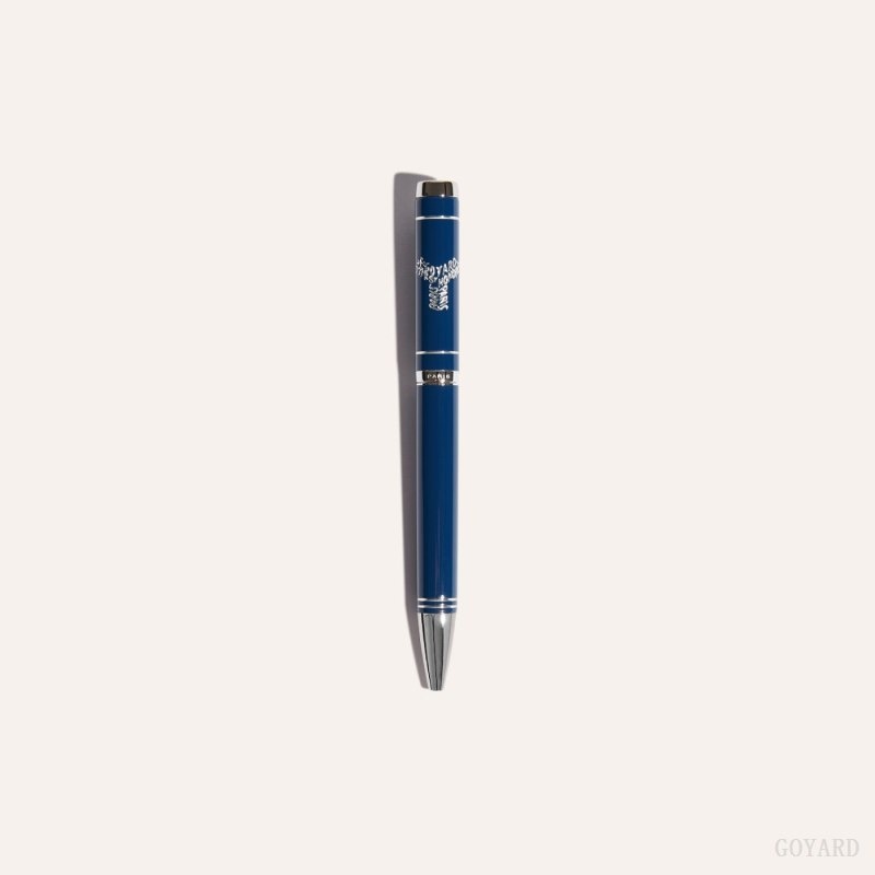 Navy Blue Goyard Rollerball Travel Pen | ERWU5471