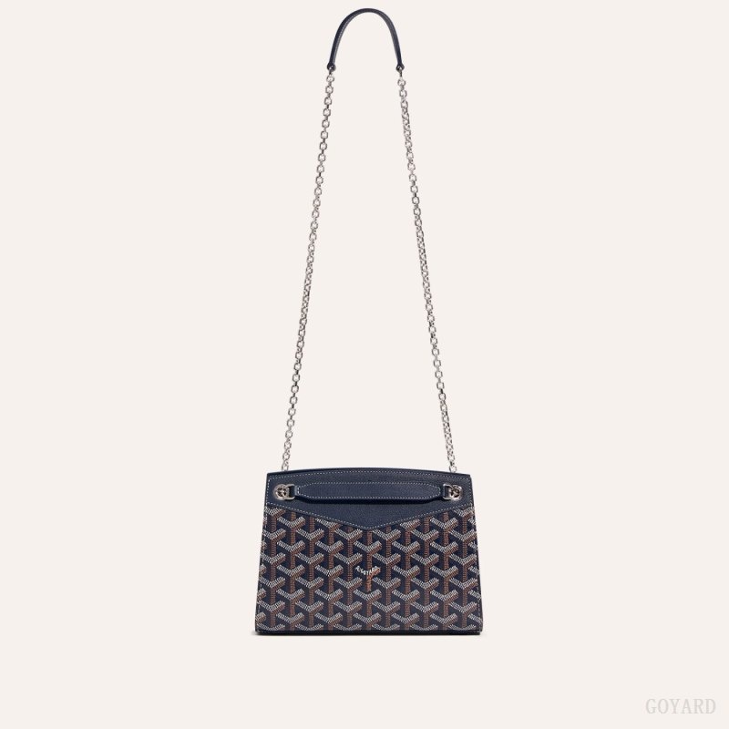 Navy Blue Goyard Rouette Structuré Mini Bag | IVSW4122