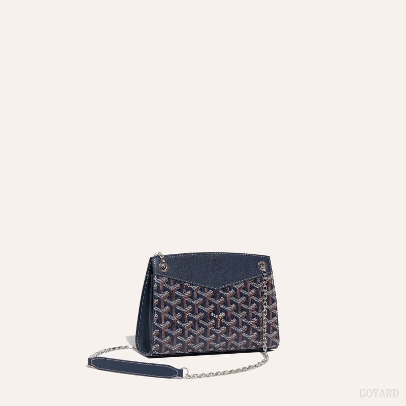 Navy Blue Goyard Rouette Structuré Mini Bag | IVSW4122