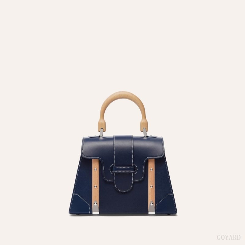 Navy Blue Goyard SAÏGON PM BAG | EBKQ3007