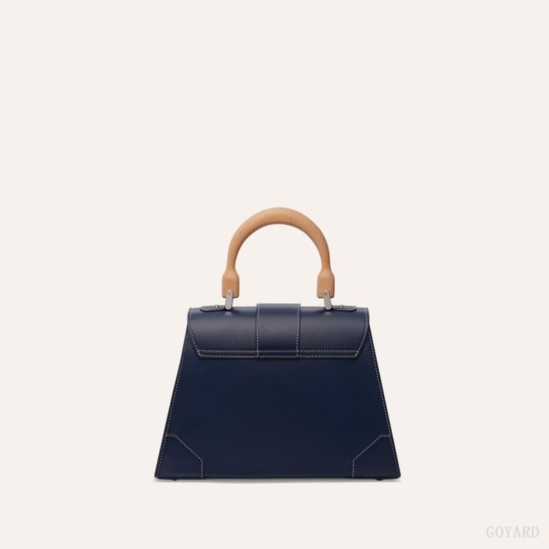 Navy Blue Goyard SAÏGON PM BAG | EBKQ3007