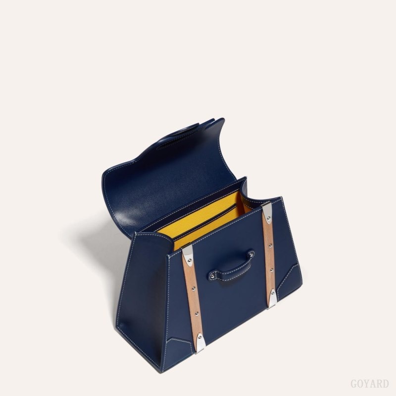 Navy Blue Goyard SAÏGON PM BAG | EBKQ3007