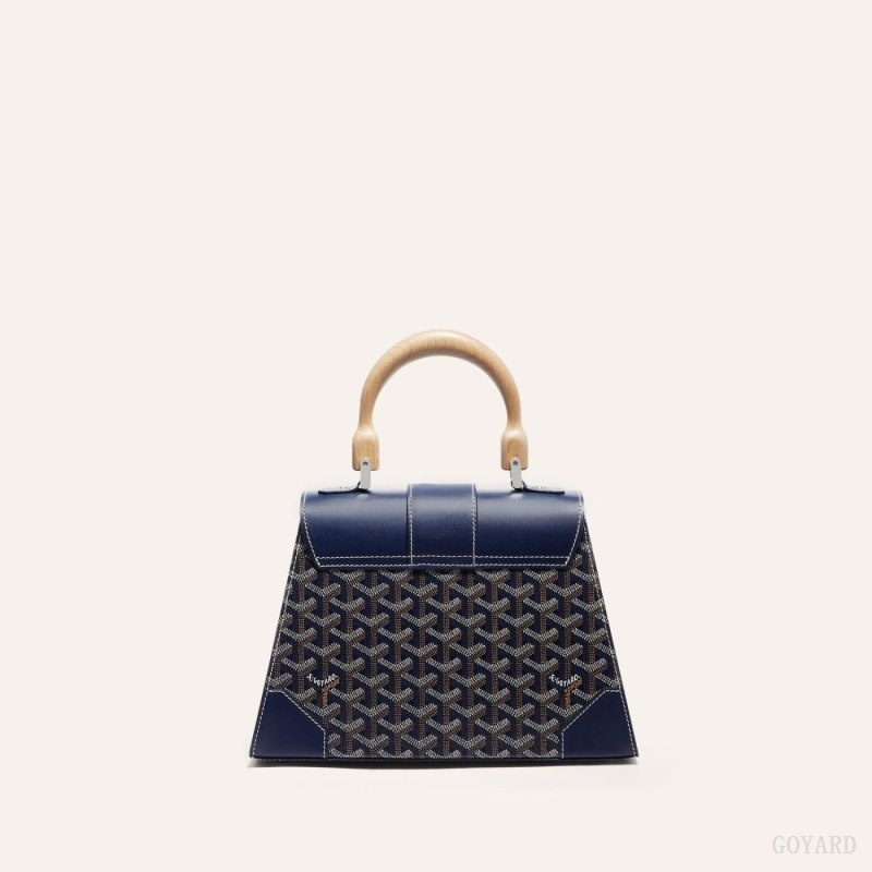 Navy Blue Goyard SAÏGON PM BAG | UTUG7015