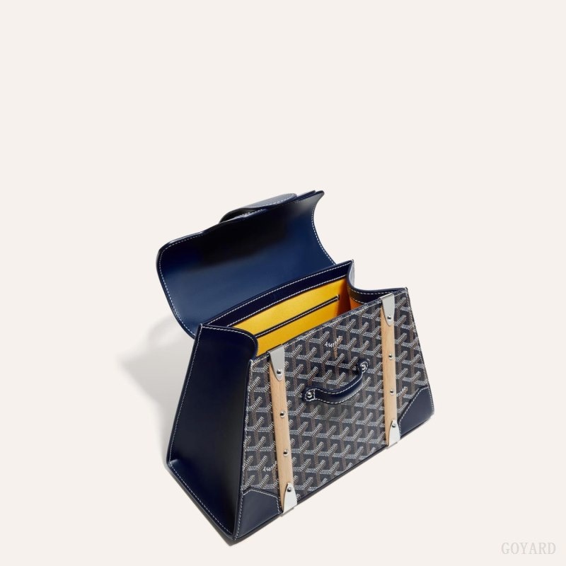 Navy Blue Goyard SAÏGON PM BAG | UTUG7015