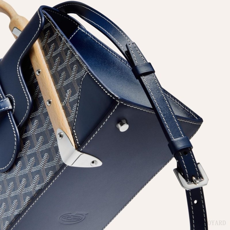 Navy Blue Goyard SAÏGON PM BAG | UTUG7015