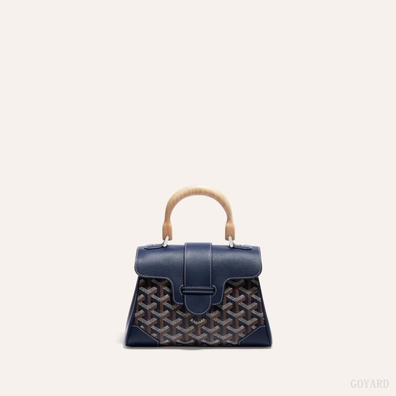 Navy Blue Goyard SAIGON SOUPLE MINI BAG | PAGV3240