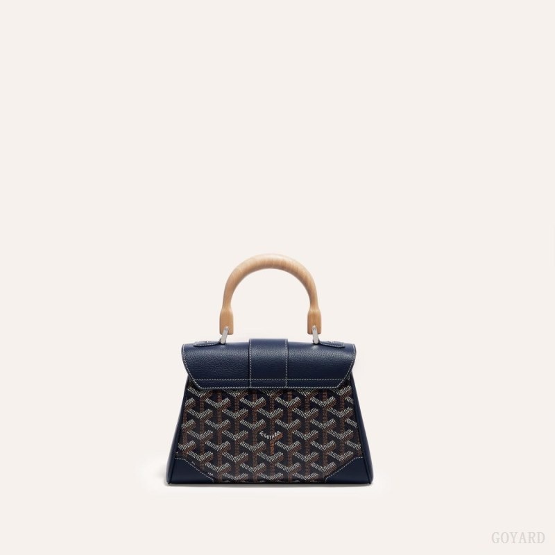 Navy Blue Goyard SAIGON SOUPLE MINI BAG | PAGV3240