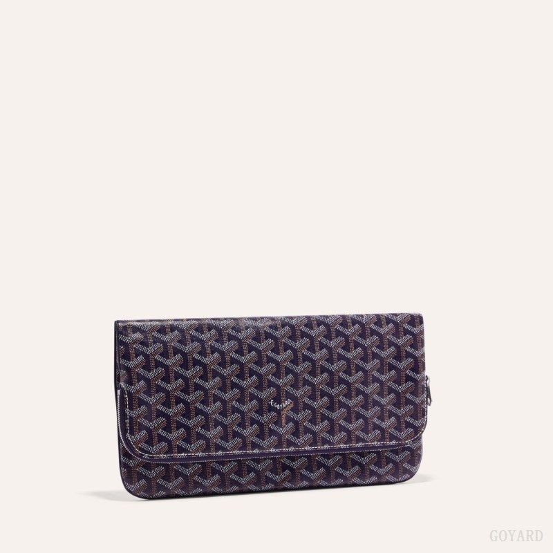 Navy Blue Goyard SAINTE-MARIE CLUTCH | HOVA7357